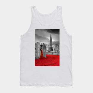 Tower of London Red Poppies Tank Top